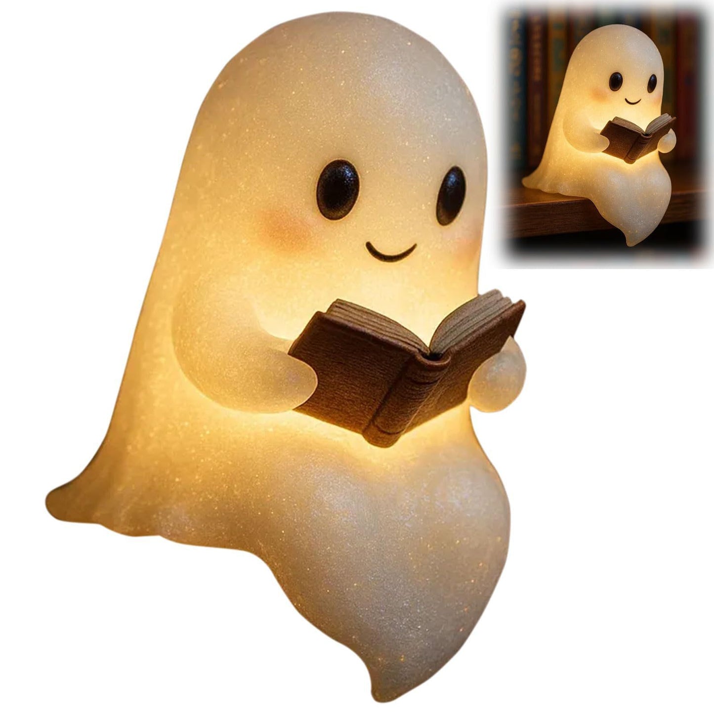 Cute LED Ghost Night Light β Kids Bedside Lamp, Halloween Decoration & Sleep Gift