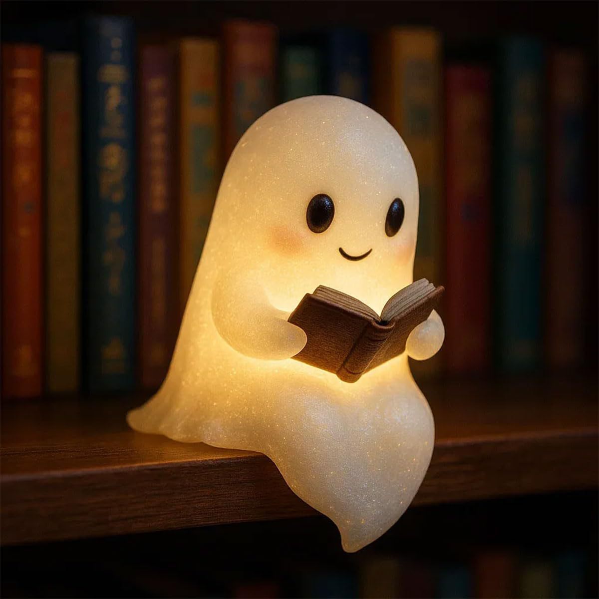 Cute LED Ghost Night Light β Kids Bedside Lamp, Halloween Decoration & Sleep Gift